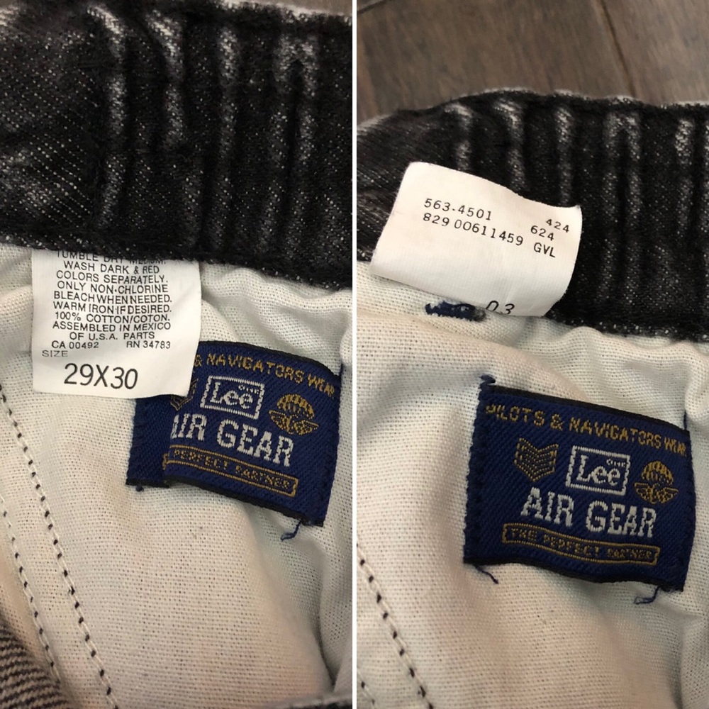 🦄RARE vintage Lee Air Gear cargo jeans😱 - Picture 5 of 6